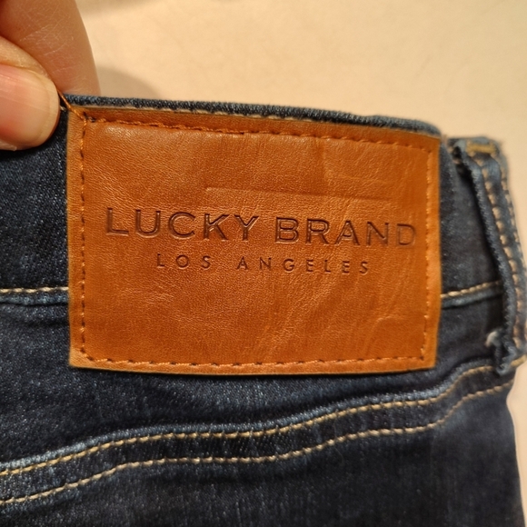 Lucky Brand Women's High Rise Stevie Flare Dark Wash Jeans 16/32 Western Rodeo - Picture 8 of 9